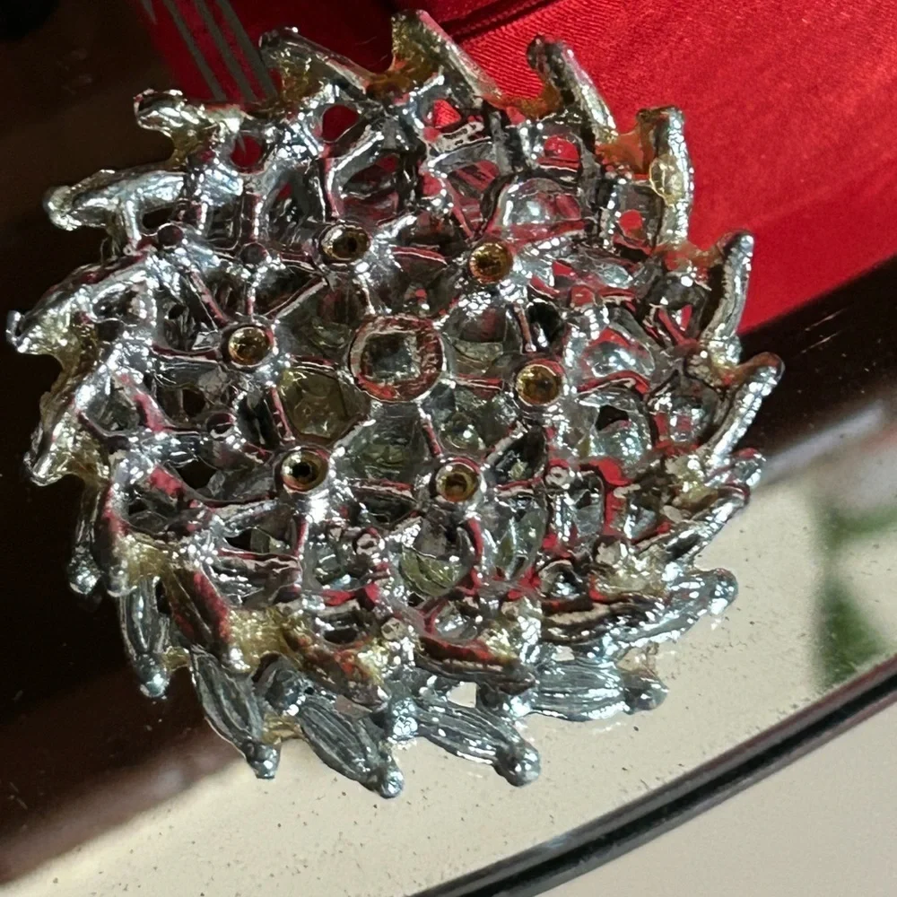Vintage Broken Jewelry Brooch
